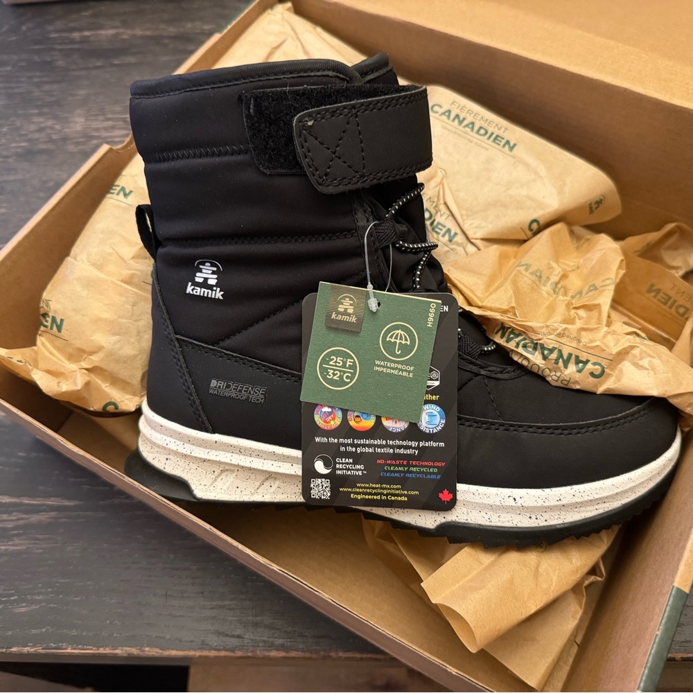 Kamik Black Winter Boots KIDS